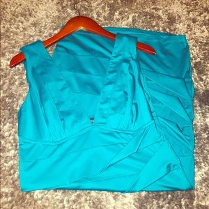 S Forever 21 - Teal Blue Midi Dress